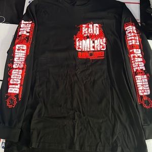 BAD OMENS BLOOD SIGNED LONG SLEEVE